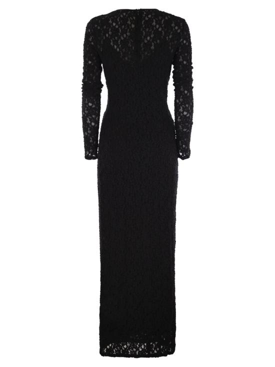 25FW 막스마라 미디 원피스 2526636013600 002 Black - MAX MARA