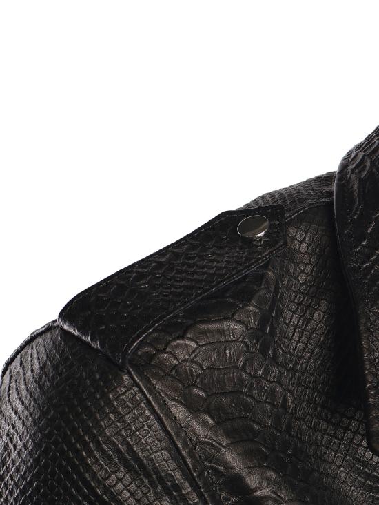 26SS 줄리아노 갈리아노 가죽 자켓 PUSH IT PYTHONNERO Black - GIULIANO GALIANO