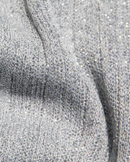  엘스페이스 민소매 티셔츠 LSpace 칼리 홀터 탱크 메탈릭 실버 - L SPACE