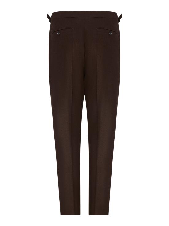 25FW 프랜지스 콜렉션 수트 팬츠 4CPB4AUTXAQVUI 43 Brown - FRANZESE COLLECTION