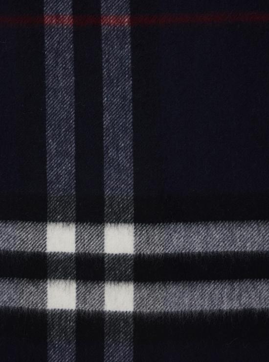 26SS 버버리 체크 캐시미어 머플러 8112641A1249 Blu - BURBERRY
