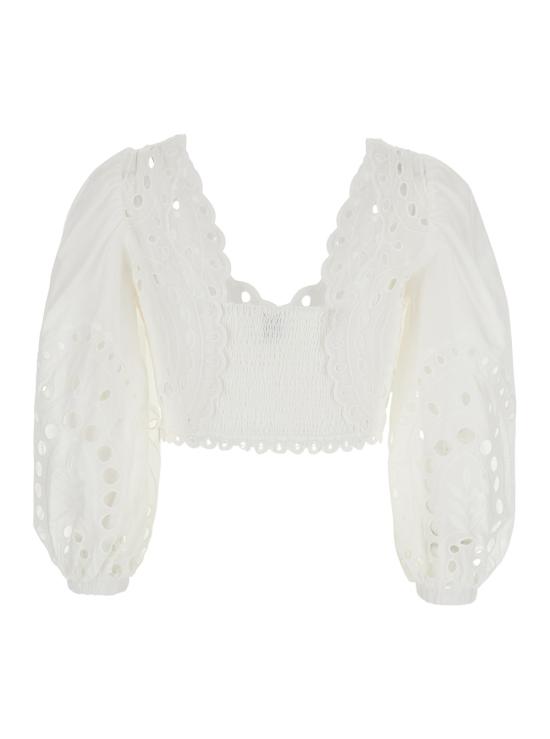 26SS 차로루이즈 블라우스 263102WHITE White - CHARORUIZ