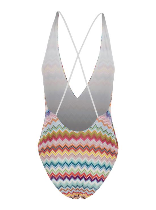 26SS 미소니 원피스 수영복 MC22SP03BR014FSM9WV Multicolor - MISSONI