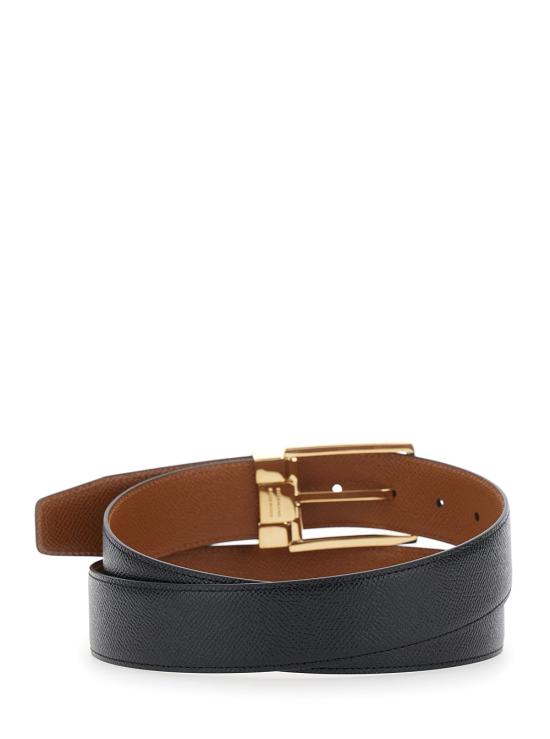 26SS 살바토레 페라가모 가죽 벨트 67A0370790180 Black - SALVATORE FERRAGAMO