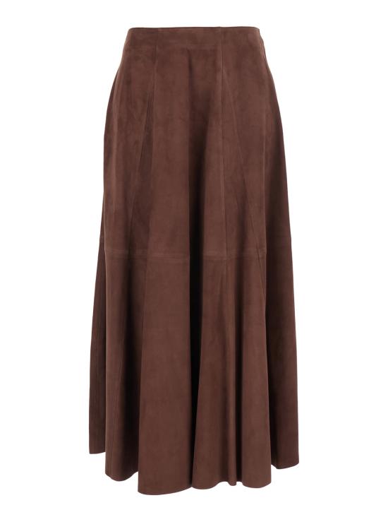 26SS 아르마 롱 스커트 006L26103602MARRONE Brown