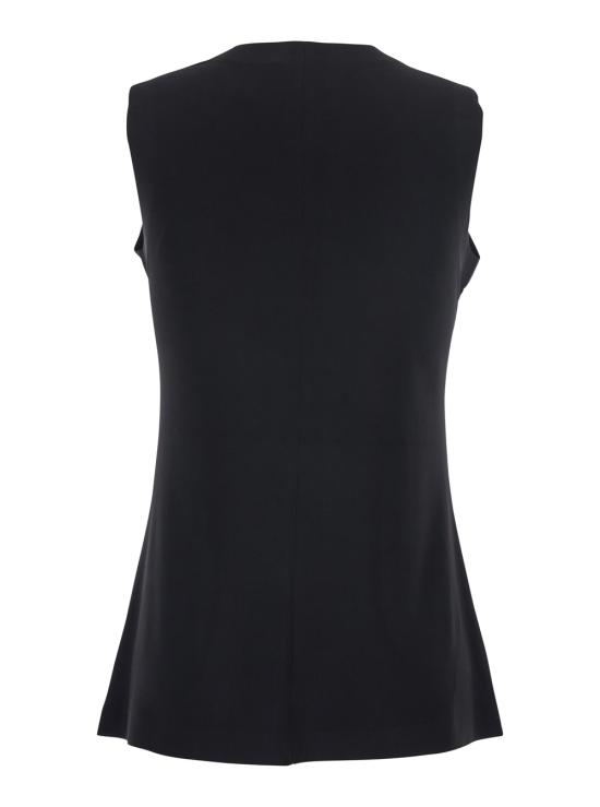 26SS 노마카말리 민소매 티셔츠 KK4266PL107001 Black - NORMA KAMALI