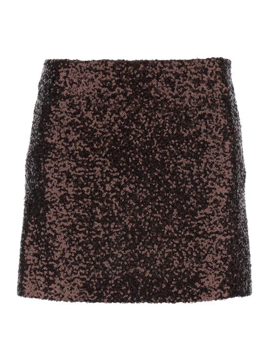 26SS 플레인 숏 스커트 465343369 Brown