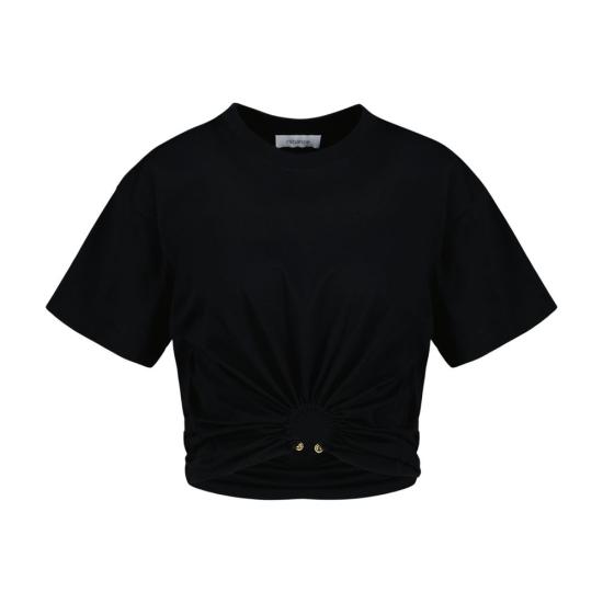 26SS 파코라반 반팔 티셔츠 23AJTO539CO0485 P001 black