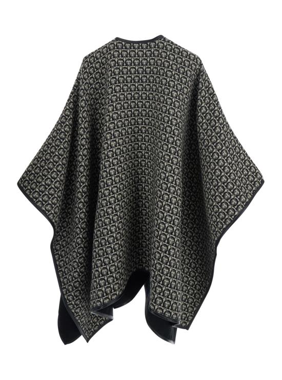 26SS 살바토레 페라가모 케이프 3279840724428 Black - SALVATORE FERRAGAMO