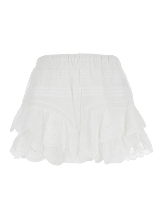 26SS 이자벨마랑에뚜왈 숏팬츠 SH0021FED1J05E20WH White