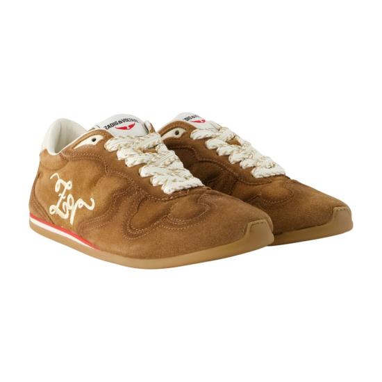 26SS 자딕앤볼테르 스니커즈 SWSN01635 201 brown - ZADIG & VOLTAIRE
