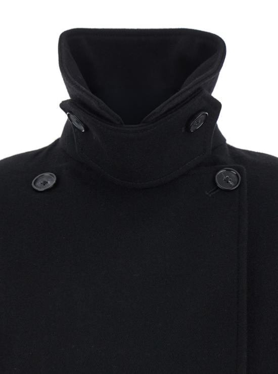 26SS 토템 코트 261WRO0272FB0562001 Black - TOTEME