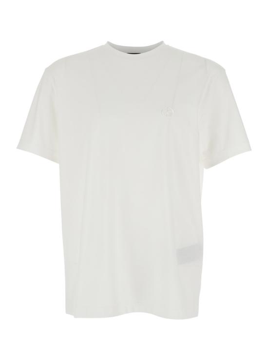 26SS 조르지오 아르마니 반팔 티셔츠 3HSM72SJTKZU0002 White