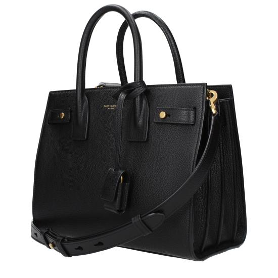  생로랑 삭 드 주르 서플 베이비 그레인 레더 토트백 717448DTI0W1000 - SAINT LAURENT