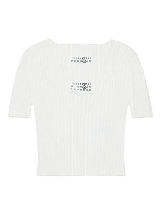 26SS [키즈] MM6 메종마르지엘라 티셔츠 M60989 MM07X M6101 White