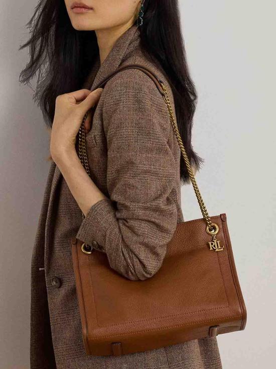 26SS 랄프 로렌 토트백 431980173001 Brown - RALPH LAUREN