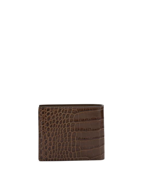 26SS 톰포드 크로커다일 프린트 레더 반지갑 Y0410LCL439SEBN Brown - TOMFORD