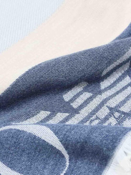  엠포리오 아르마니 멀티컬러 버티컬 밴드 스톨 EW003370AF20580F9026 Blue - EMPORIO ARMANI