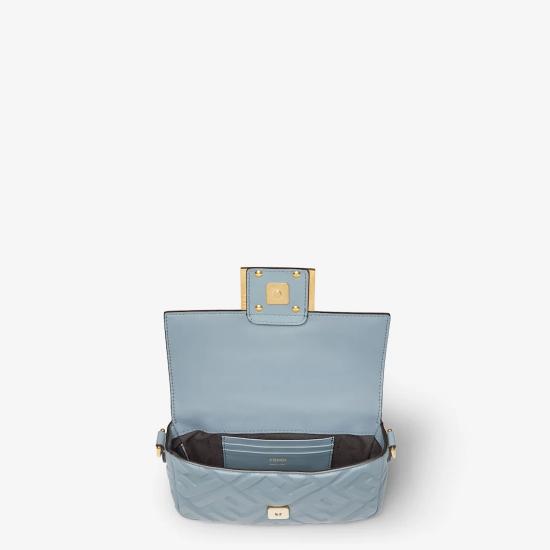 26SS 펜디 바게트 미니백 8BS017AT57F1UJL Light blue - FENDI