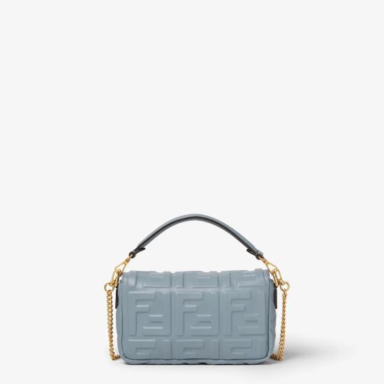 26SS 펜디 바게트 미니백 8BS017AT57F1UJL Light blue - FENDI