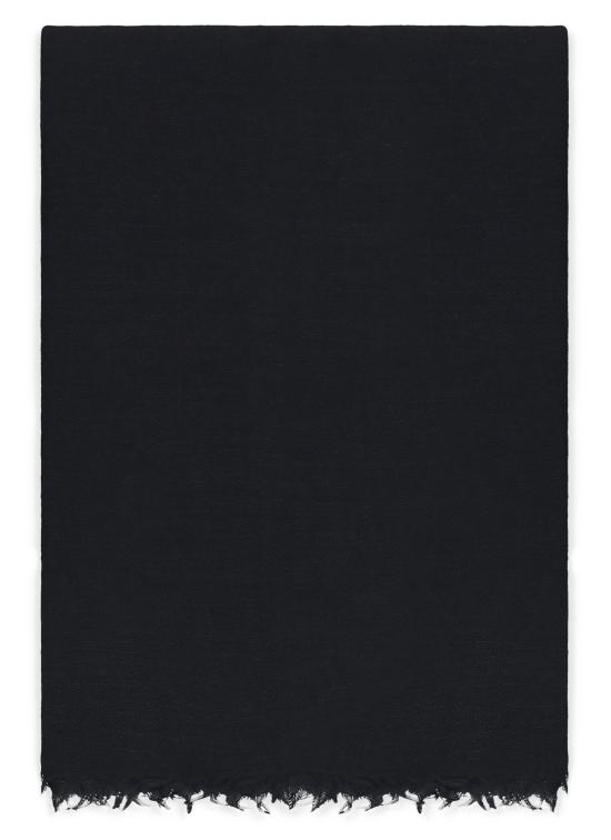 25FW 릭 오웬스 머플러/스카프 RU02E1462 SCAR09 Black - RICK OWENS