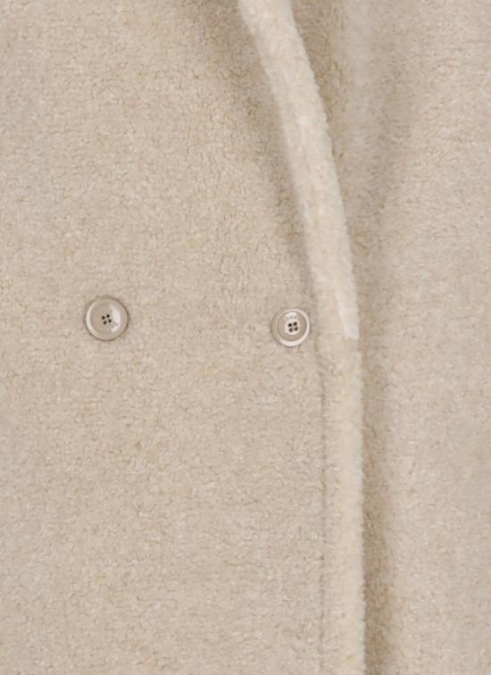 25FW 에르노 멜란지 테디 더블 브레스티드 코트 GC000492D127351983 Beige - HERNO