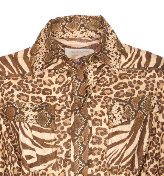 26SS 짐머만 미디 원피스 5759DRS262SPLPR MULTICOLOUR - ZIMMERMANN