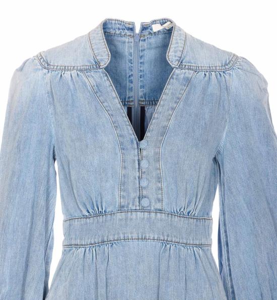 26SS 짐머만 롱 원피스 2731DRS262SKYLK BLUE - ZIMMERMANN