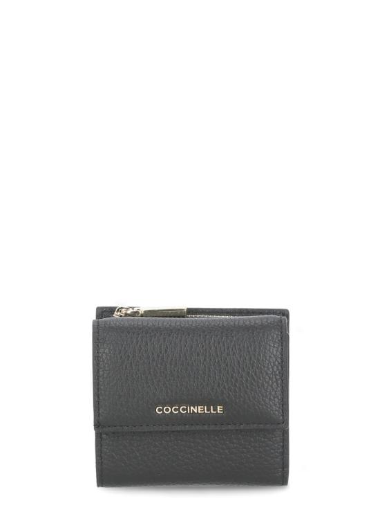 25FW 코치넬리 지갑 E2MW511B801 METALLIC SOFT001 Black