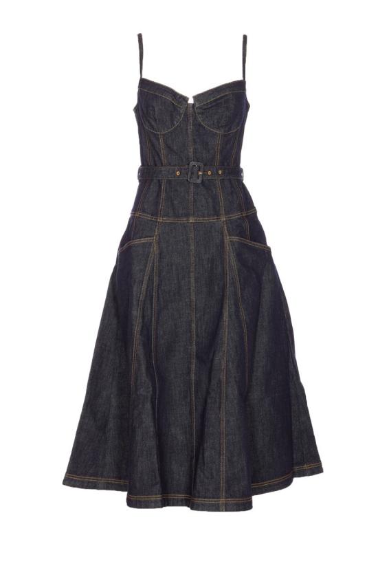 26SS 셀프 포트레이트 롱 원피스 815MABLUE