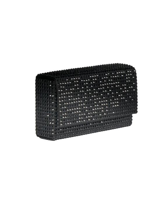 25FW 아미나 무아디 클러치/파우치 PALOMAMINISATINBLACKJETBLACK Black