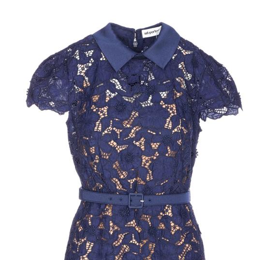 26SS 셀프 포트레이트 롱 원피스 171MNAVY BLUE - SELF PORTRAIT