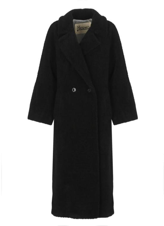 25FW 에르노 멜란지 테디 코트 CA000583D127359300 Black