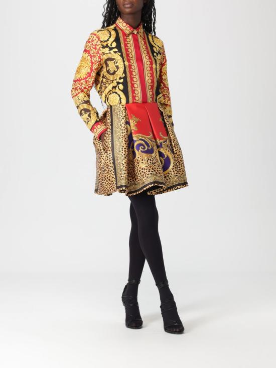 25FW 베르사체 스커트 10219881A16247 5R730 Marine - VERSACE