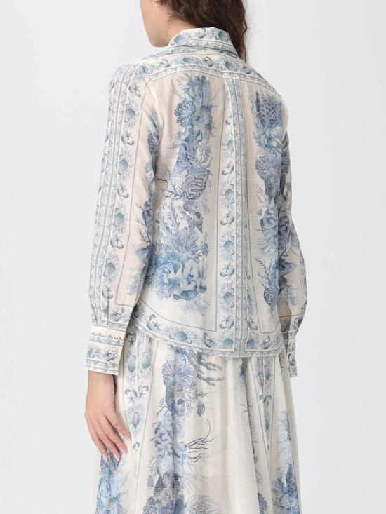 26SS 짐머만 블라우스 5853TRS262 BLTL White - ZIMMERMANN