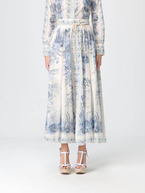 26SS 짐머만 롱 스커트 5851SRS262 BLTL White