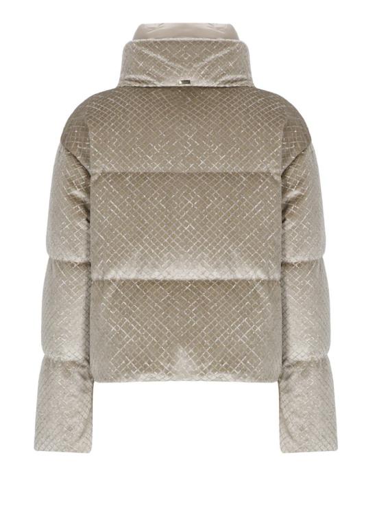 25FW 에르노 벨로아 크롭 다운 자켓 PI002161D127511985 Beige - HERNO