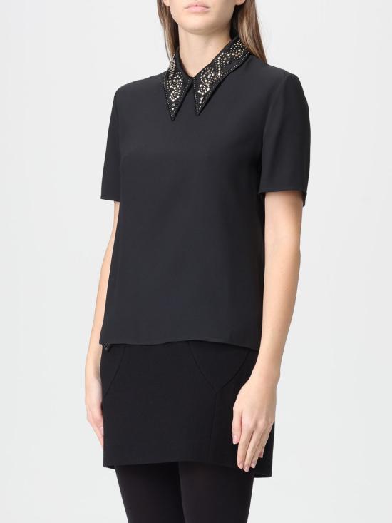 25FW 베르사체 반팔 티셔츠 10221201A12369 1B000 Black - VERSACE