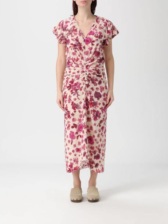 26SS 이자벨마랑 롱 원피스 RO1067FAD1J11I 40PK Pink