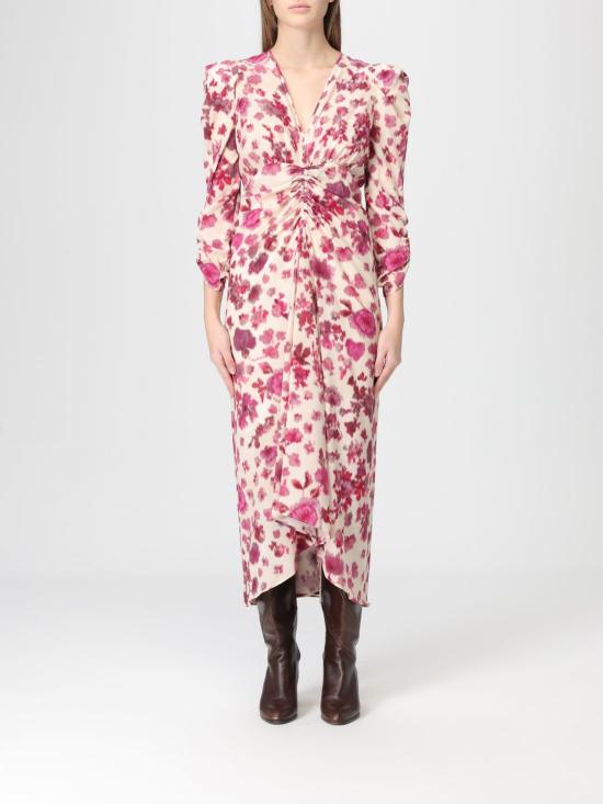 26SS 이자벨마랑 롱 원피스 RO0011FAD1J11I 40PK Pink