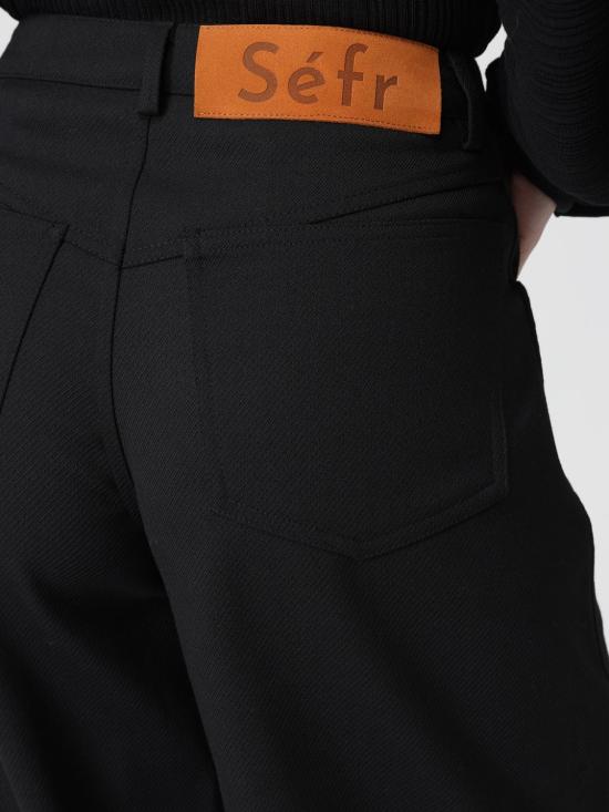 25FW 세퍼 데님 팬츠 WFW25VIOLA STURDY BLACK TWILL Black - SEFR