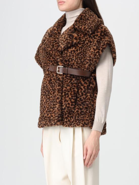 25FW 막스마라 뉴아바보 버클 케이프 2524736172600 001 Natural - MAX MARA