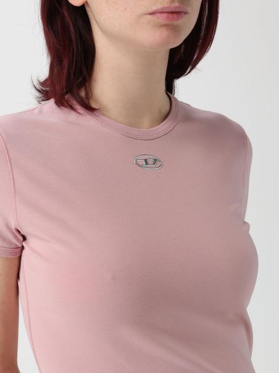 26SS 디젤 반팔 티셔츠 A199170AHQH 33L Pink - DIESEL