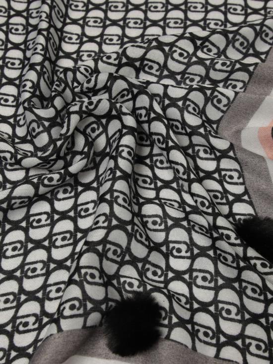 25FW 리우조 머플러/스카프 2F5070T0300 22222 Black - LIU JO