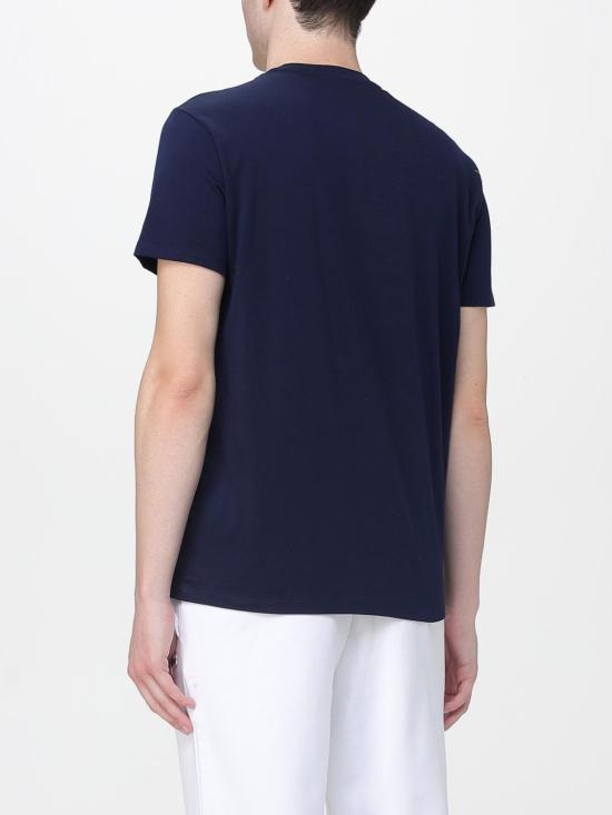 25FW 라코스테 피마 코튼 저지 크루넥 티셔츠 TH6709 166 Blue - LACOSTE