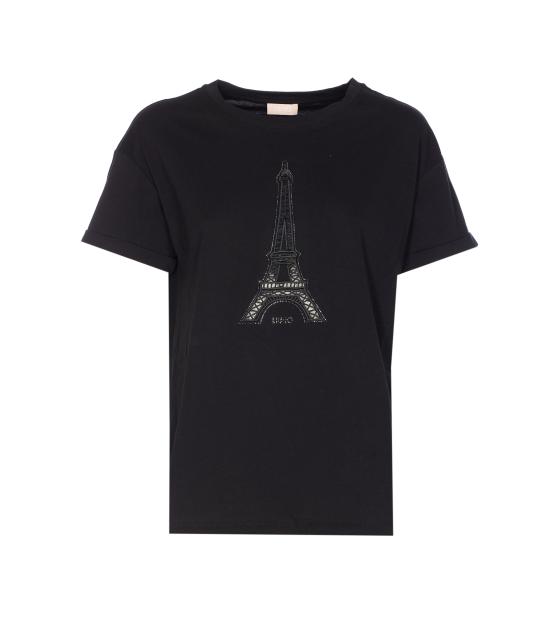 26SS 리우조 반팔 티셔츠 WA6413JS904 P9317 Black