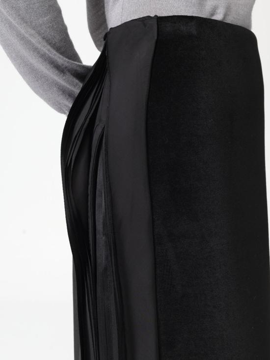 25FW 질샌더 미디 스커트 J03MA0266J20333 001 Black - JIL SANDER