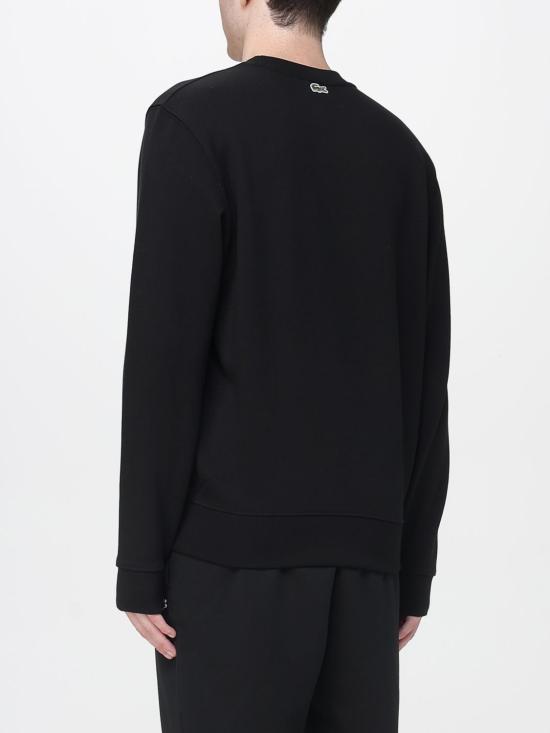 25FW 라코스테 캐주얼 크루넥 스웻셔츠 SH2736 031 Black - LACOSTE