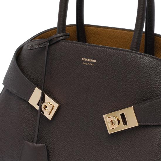 26SS 살바토레 페라가모 토트백 777524 215608TESTA DI MORO Brown - SALVATORE FERRAGAMO