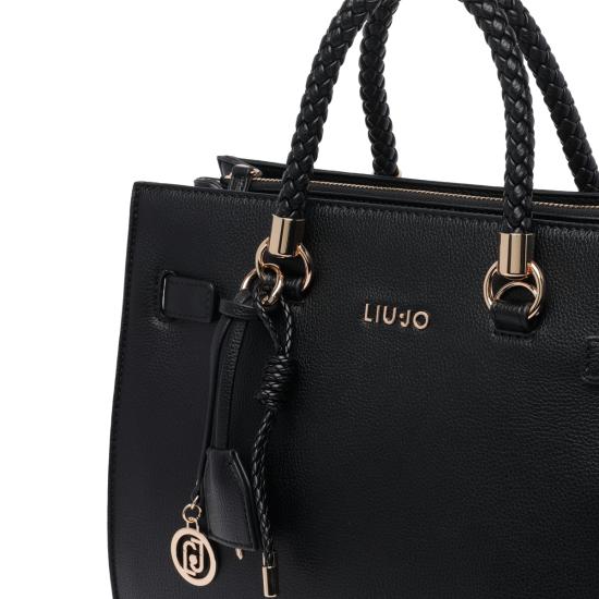 26SS 리우조 토트백 AA6086E1012 22222 Black - LIU JO